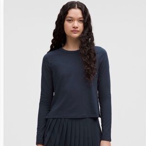 lululemon athletica classic cotton fit long sleeve tee